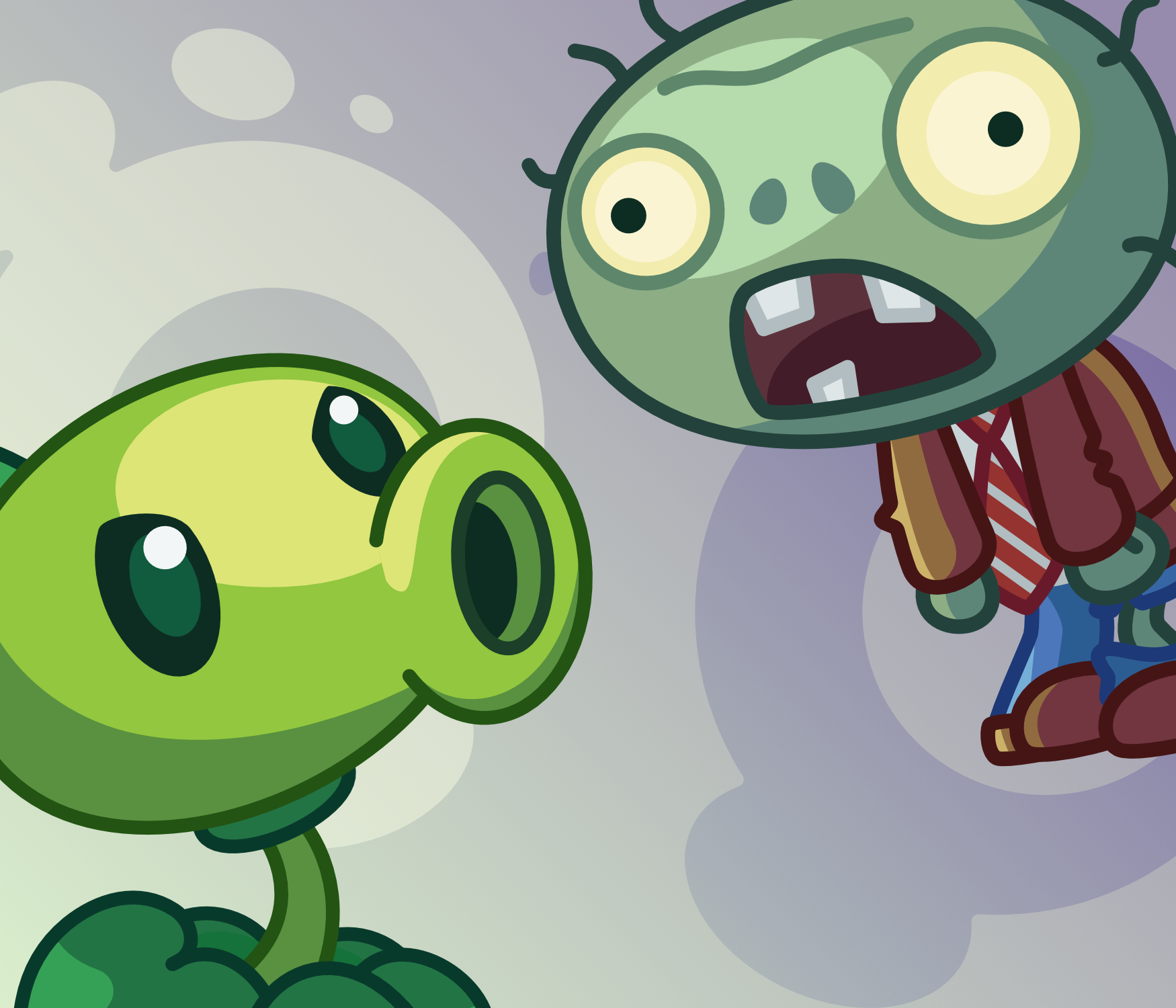 Plants vs Zombies.